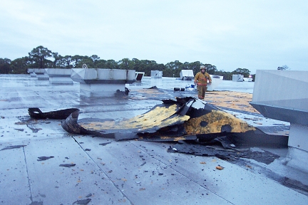 roof damage