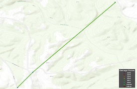 Greene County Tornado #1 Path