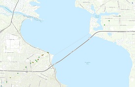 Pensacola Tornado Path