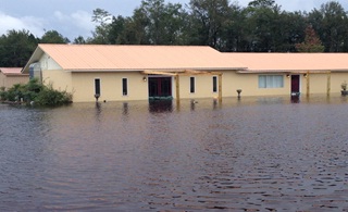Flooding near Leakesville MS