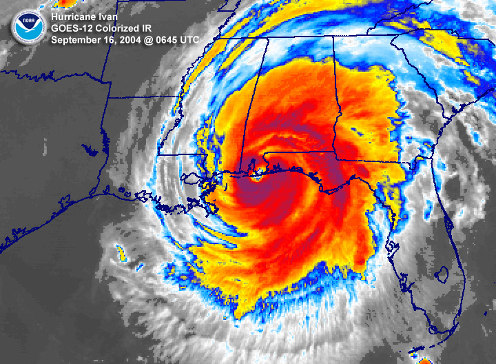 Image result for 2004 Hurricane Ivan photos