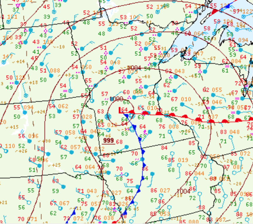 Surface Analysis 7 PM