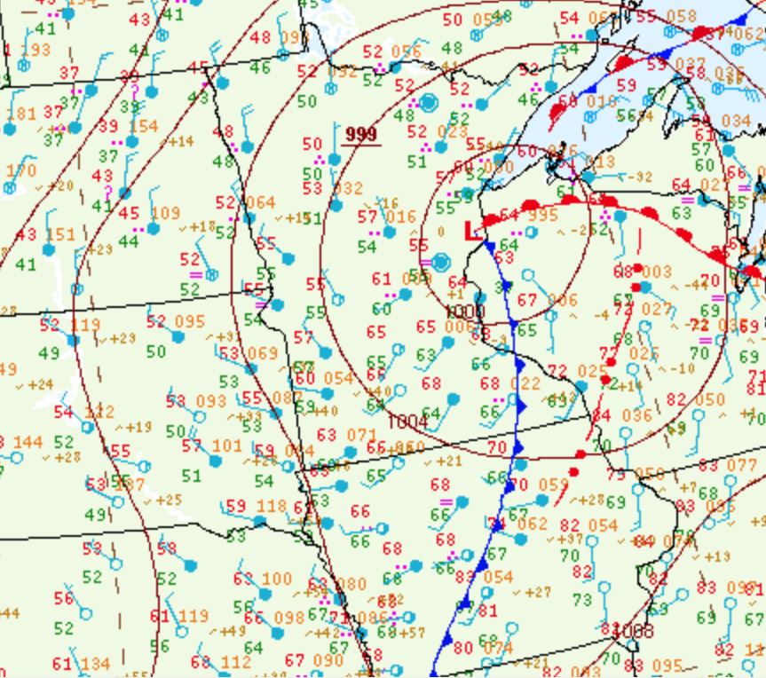 Surface Analysis 10 PM