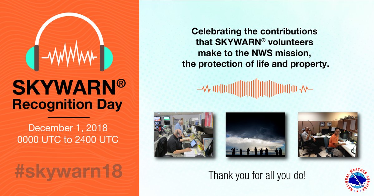 Skywarn Recognition Day 2018