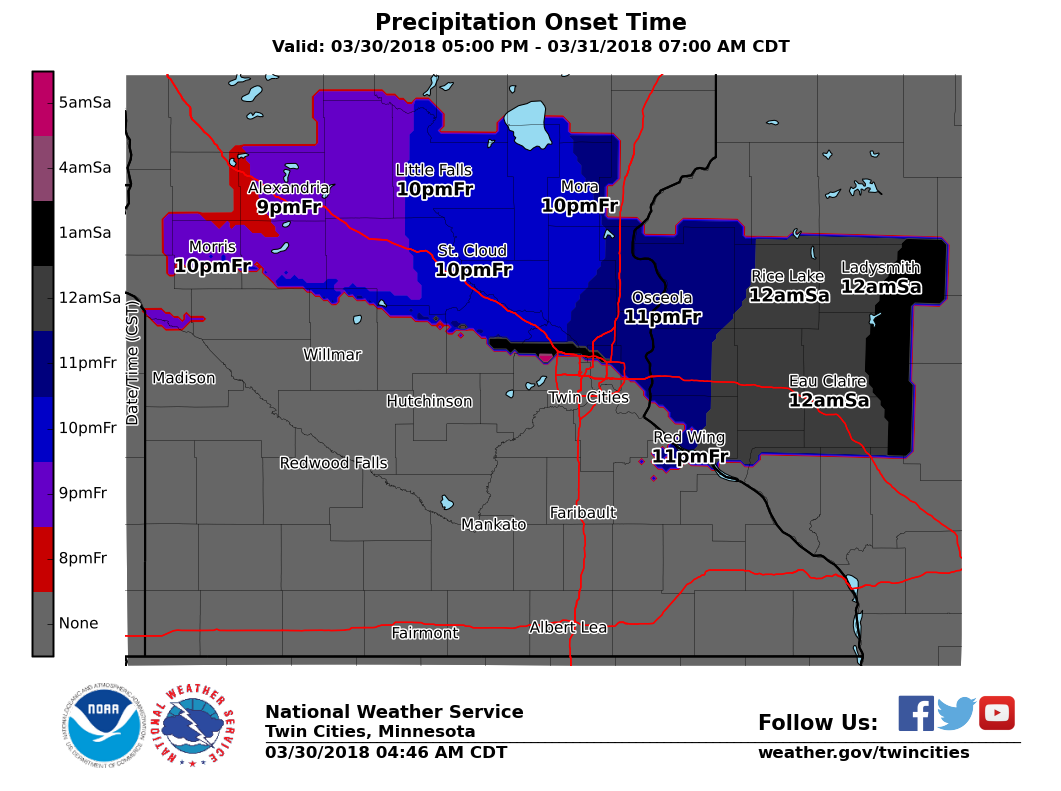 Forecast Assessment For The March 30 31 2018 Winter Storm