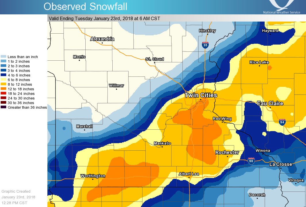 The January 22 23 2018 Winter Storm