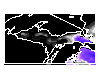 Probability of more than one inch of snow today before 8pm