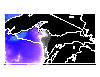 Probability of more than one inch of snow tomorrow before 8am