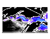 Probability of more than two inches of snow today before 8am