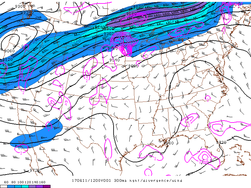 300hPa Jet 12Z