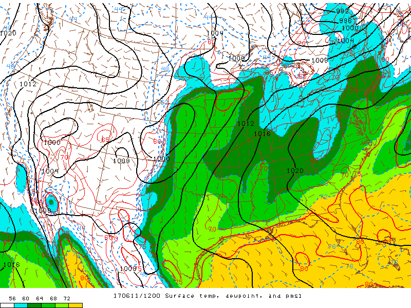 Temp/Dewpoint/SFC-Wind/MSLP 12Z