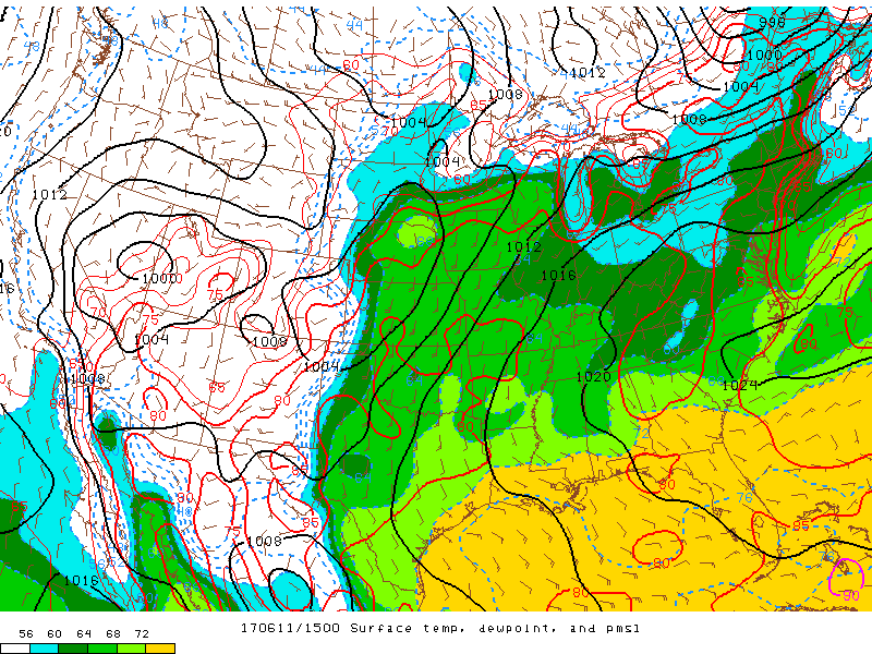 Temp/Dewpoint/SFC-Wind/MSLP 15Z