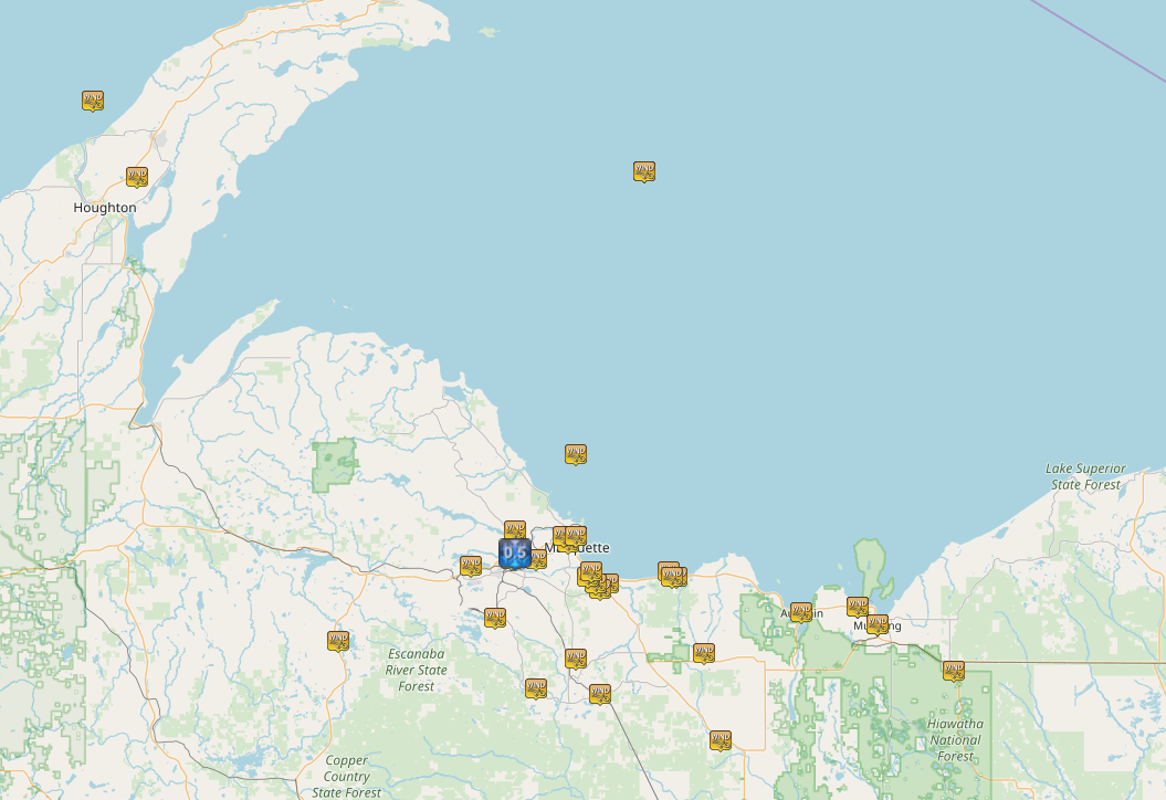 Highest Wind Gusts