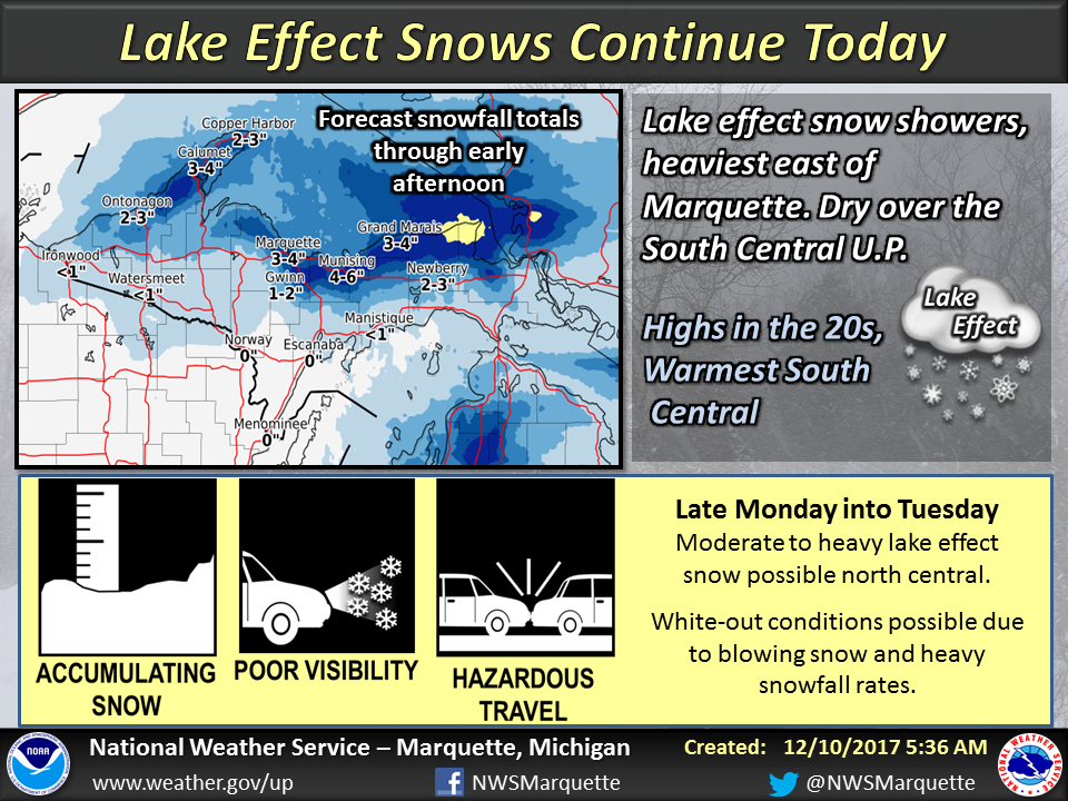 Lake-effect snow warning