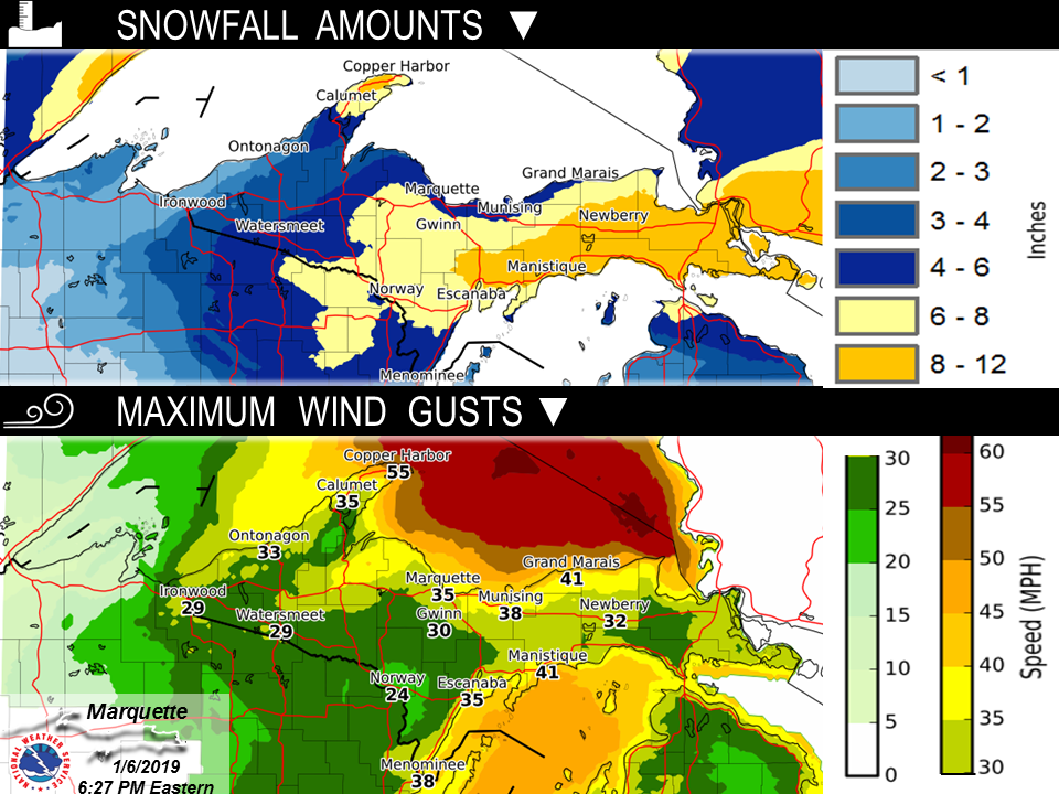 Sunday Evening Snowfall Updates	