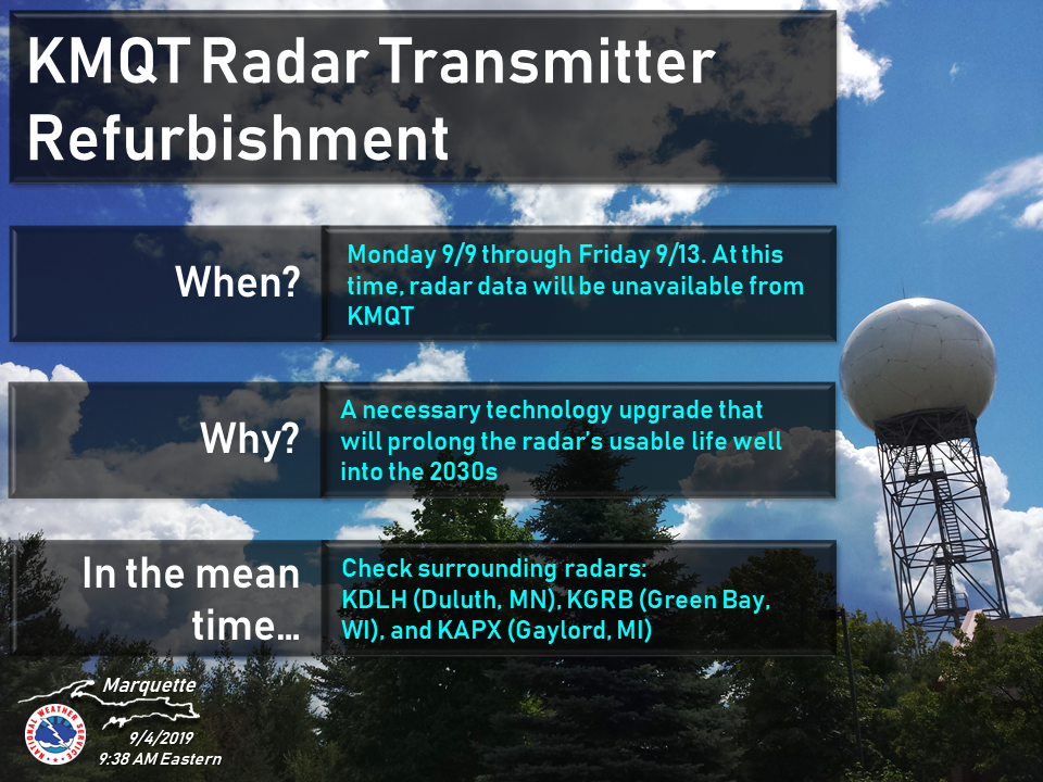 Radar Maintenance Details