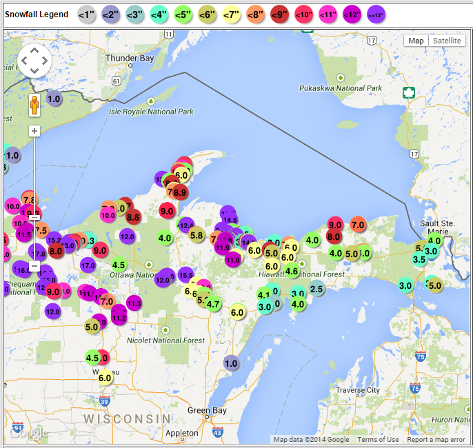 Snowfall Reports