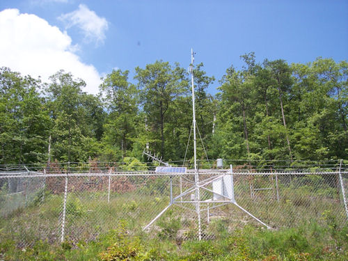 View of the Indian Grave RAWS site looking north