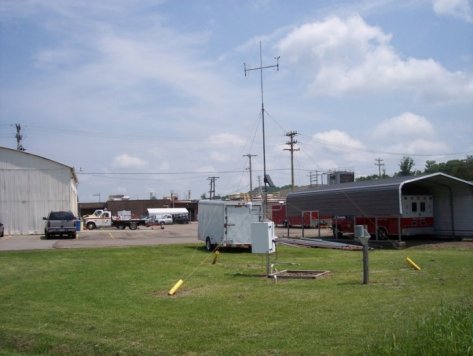 View of the Meigs RAWS site looking north