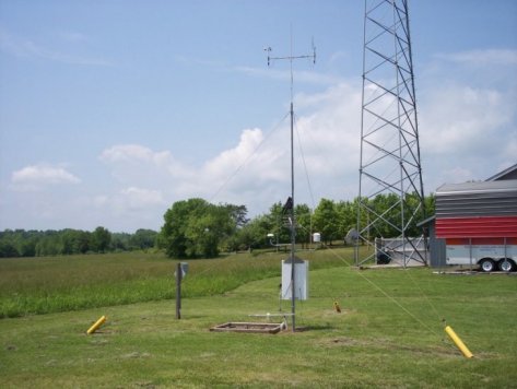 View of the Meigs RAWS site looking south