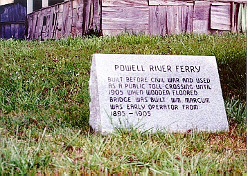Point at Powell River where ferries traveled