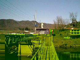 The gage on the North Fork of the Holston River near Gate City, Virginia