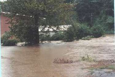 View of more water behind the school.