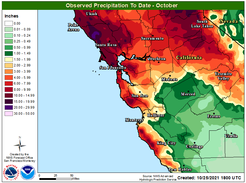 7 day rainfall total