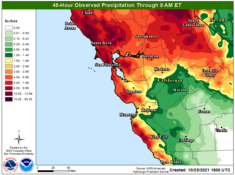 Rainfall Totals graphic