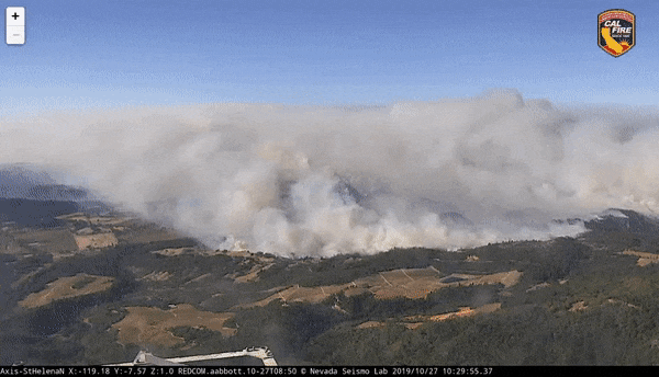 Time lapse of smoke