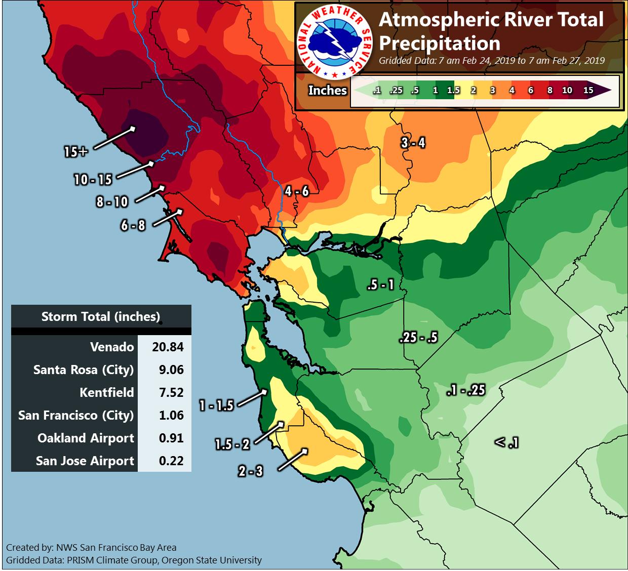 Three Day Rainfall