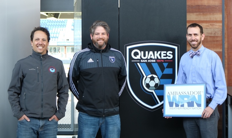 National Weather Service with San Jose Quakes