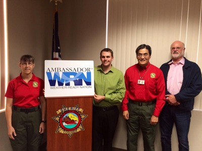 WCM with representatives from San Benito County ARES
