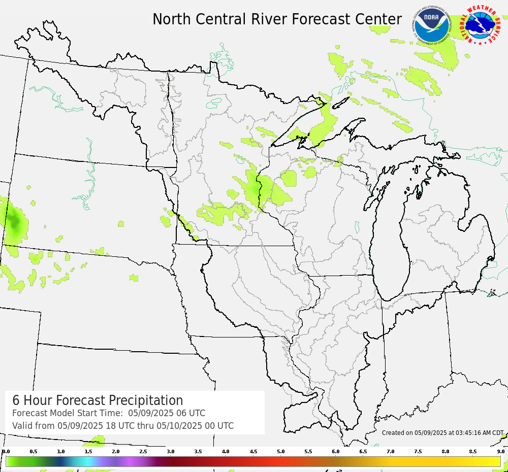 6-hour QPF 2nd Period 