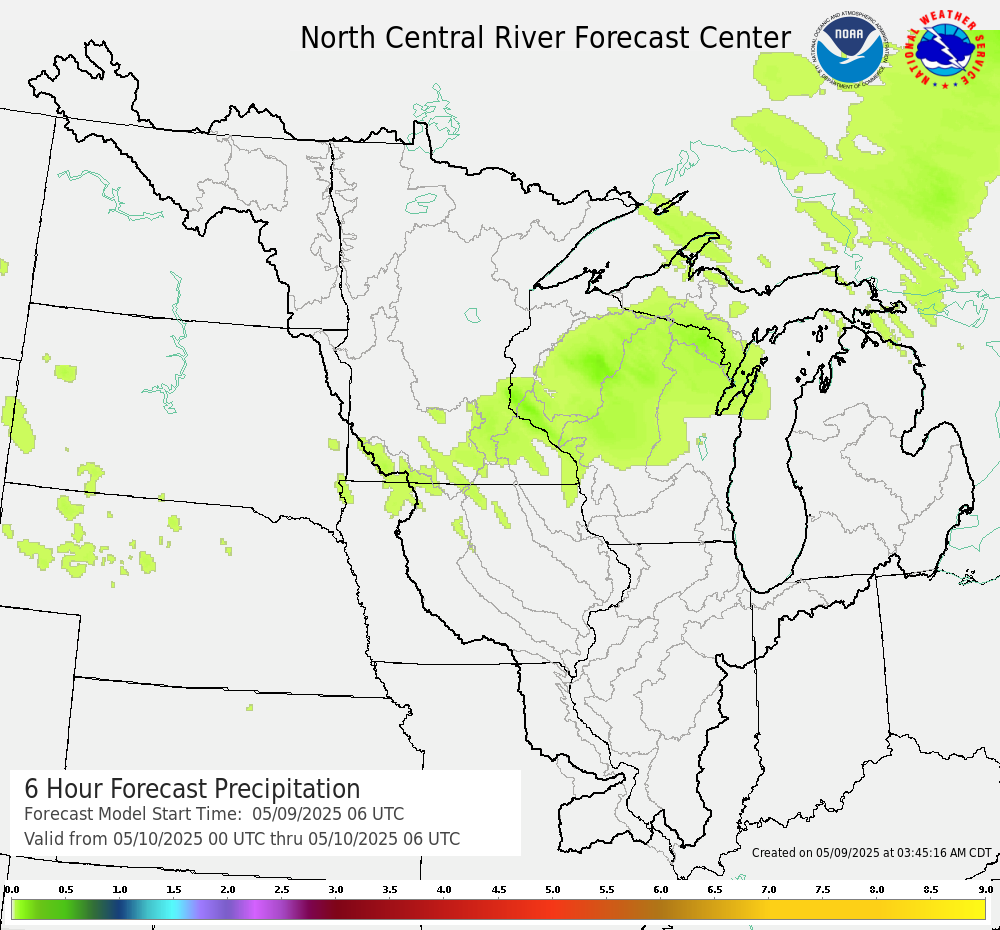 6-hour QPF for 3rd Period 