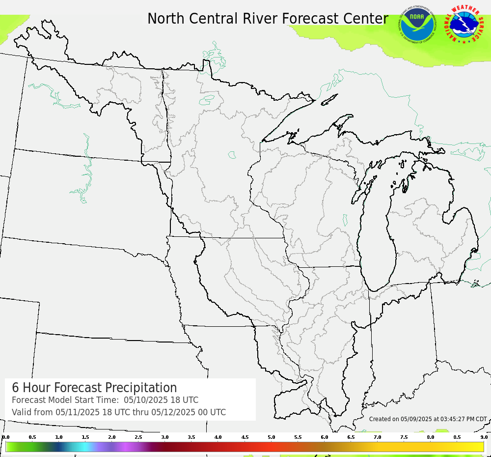 6-hour QPF 8th Period
