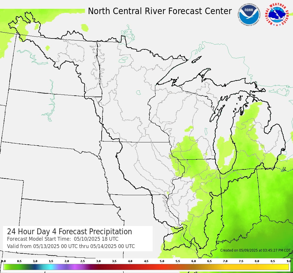 Day 4 24 hour QPF