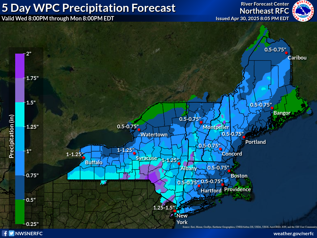 5 Day WPC QPF