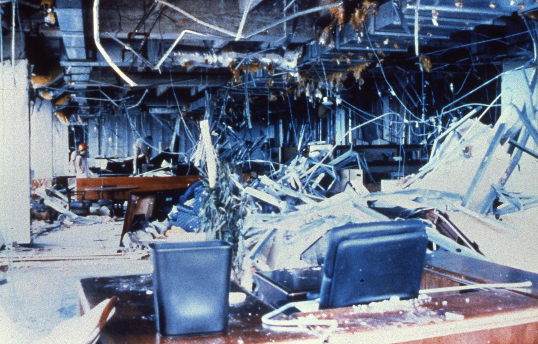 Picture inside the office of Corporate Executive Officer of Burger King World Headquarters building near Cutler Ridge, Florida. Picture courtesy of NOAA. 