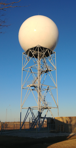 Restored weather radar at the Lake Charles Weather Forecast Office. January 15, 2021.  Credit: NOAA