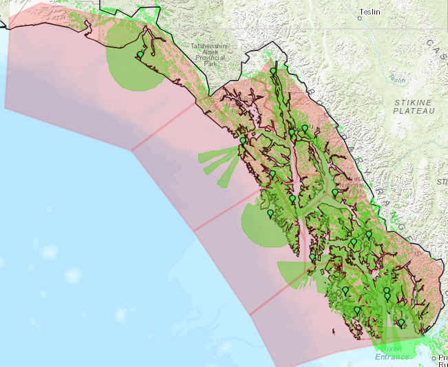 High Rsk Tsunami Area Eastern Alaska