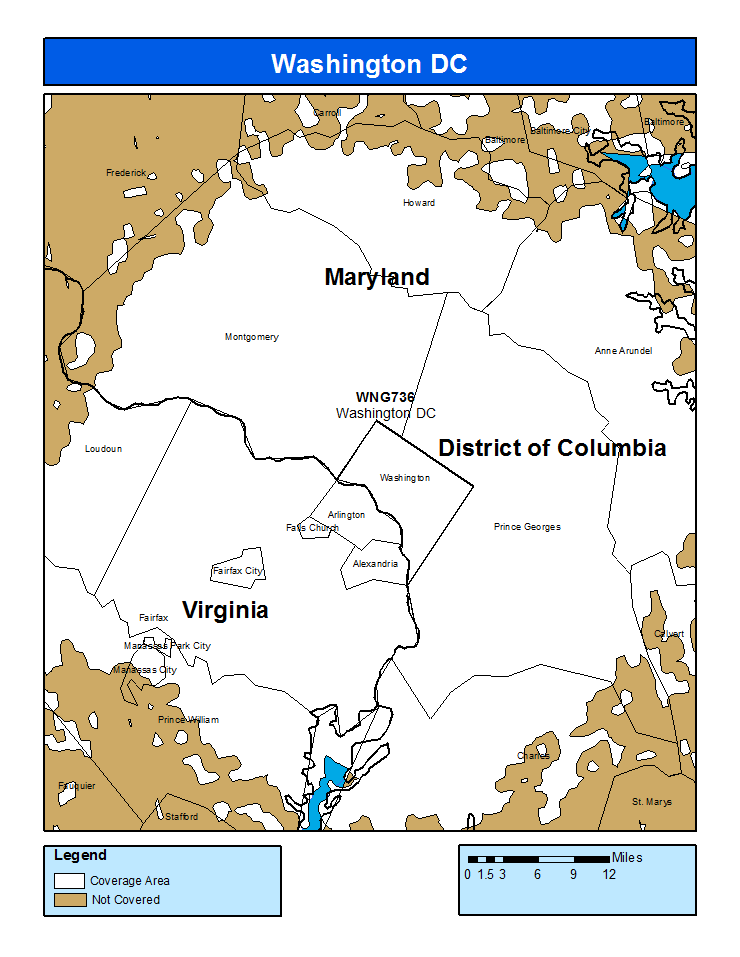 Washington DC Map