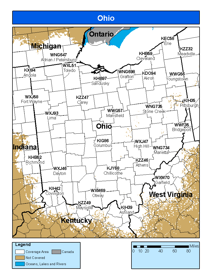 OHIO MAP