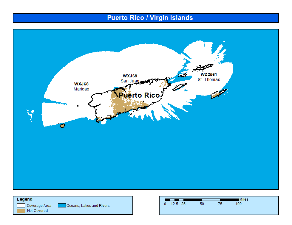 Puerto Rico Map