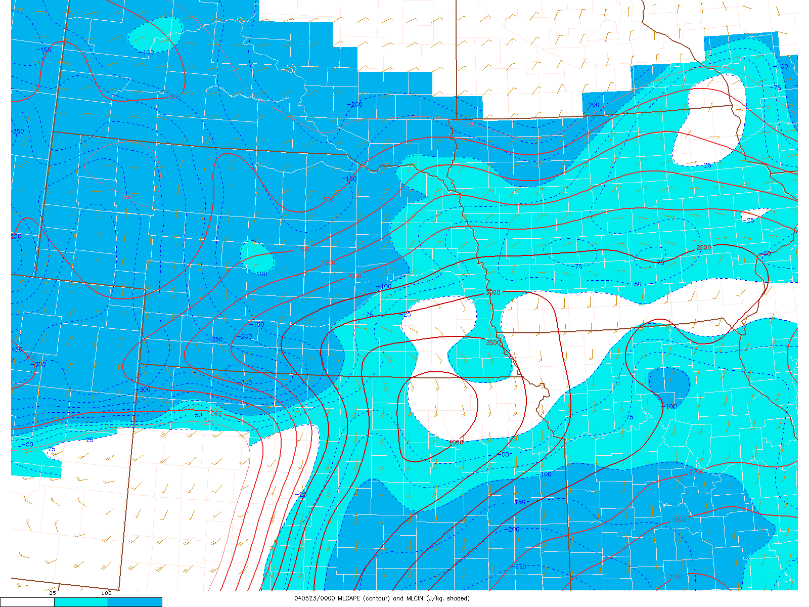 00z mlCAPE