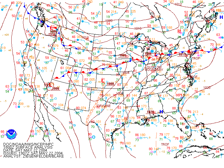 18z surface analysis