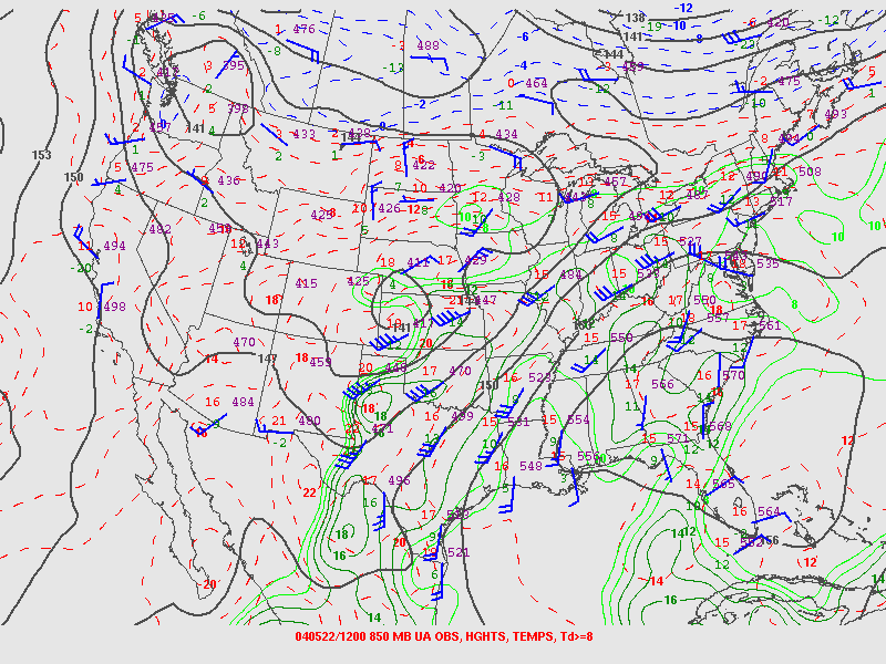 850-mb analysis