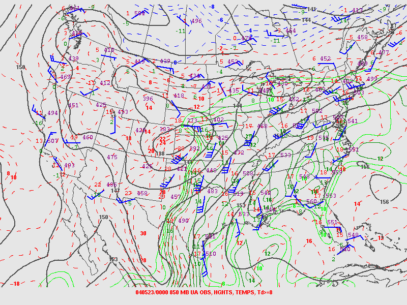 850-mb analysis