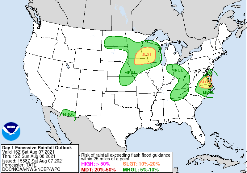 Day 1 Excessive Rainfall Outlook