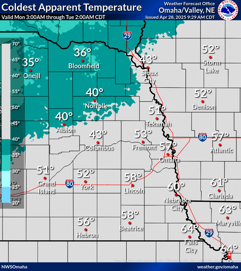 Day 1 Coldest Wind Chills